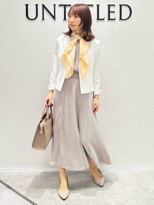 Miwaさんの「UNTITLED｜フープトップネックレス」を使ったコーディネート