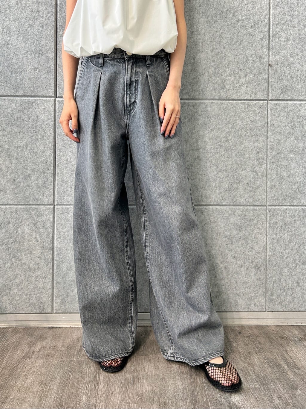 harunaさんの「CODE A｜compact edge tee」を使ったコーディネート