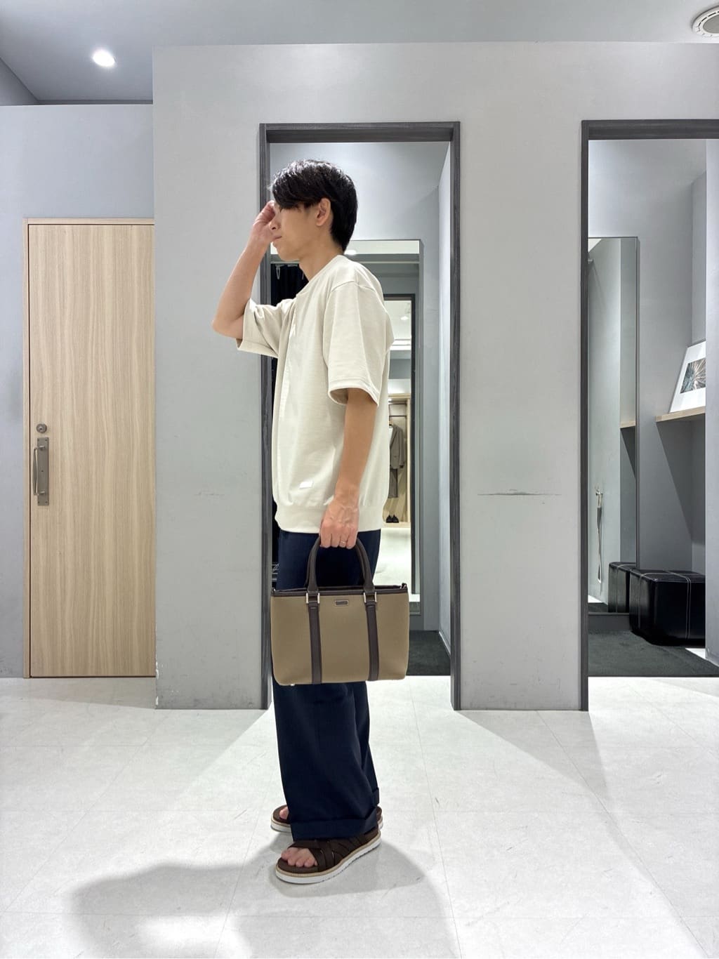 わいずみさんの「TAKEO KIKUCHI｜【GUNZE&times;TAKEO KIKUCHI】メンズインナー「ステルス(R)」」を使ったコーディネート