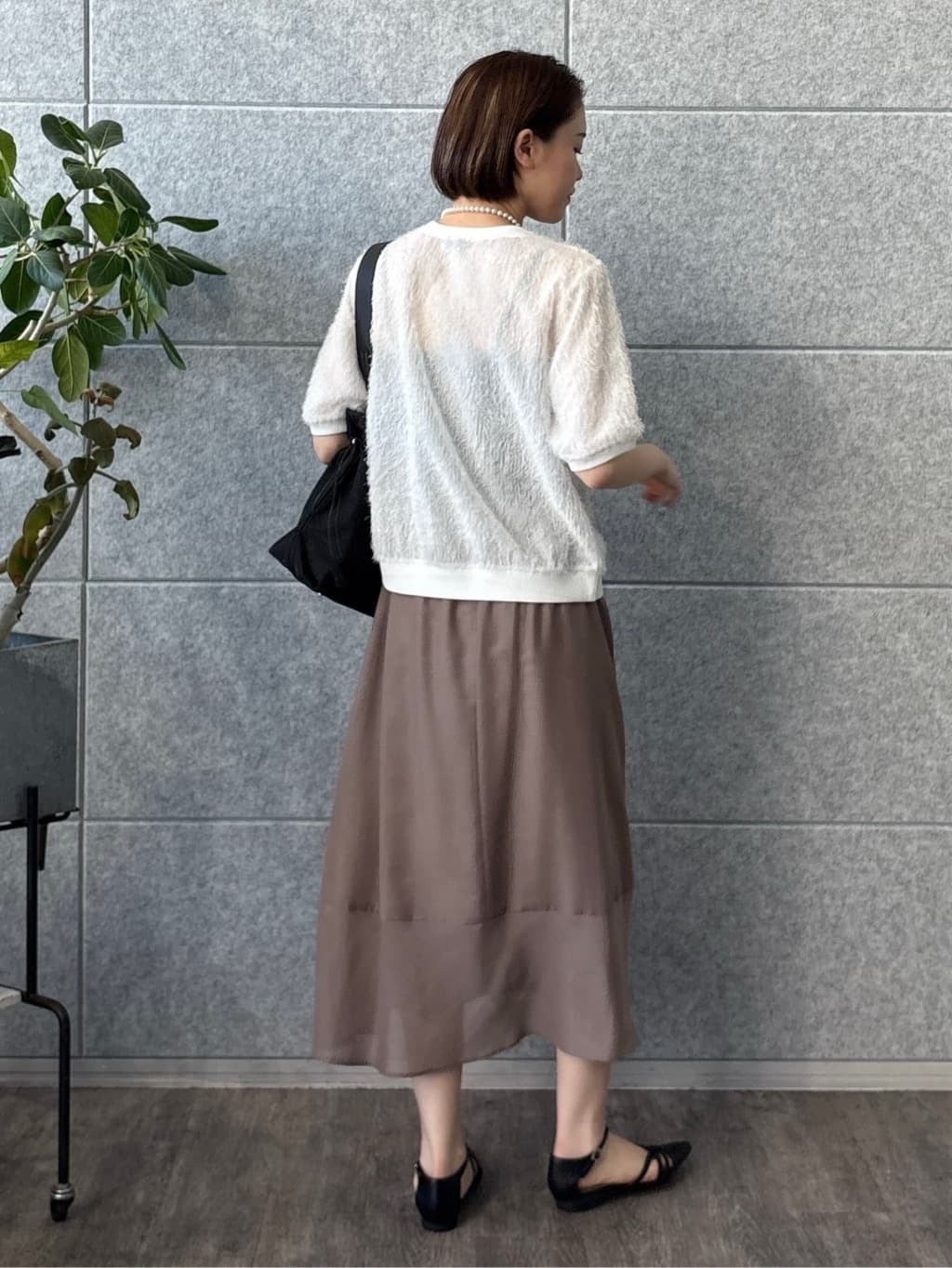 kanaeさんの「INDIVI｜ヘアリージャカードトップス」を使ったコーディネート
