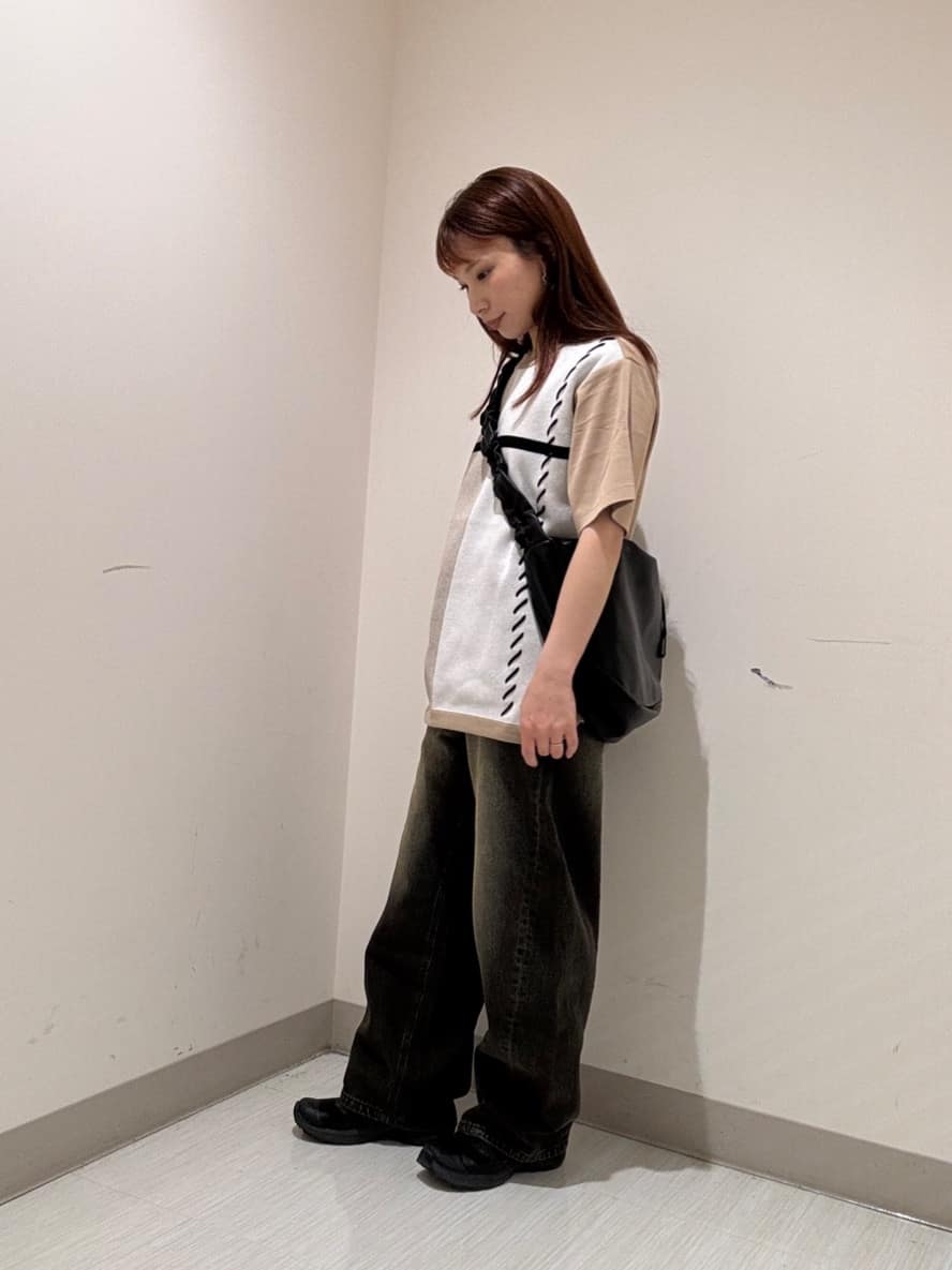 S.A.Oさんの「tk.TAKEO KIKUCHI｜ドロストショルダーバッグ」を使ったコーディネート