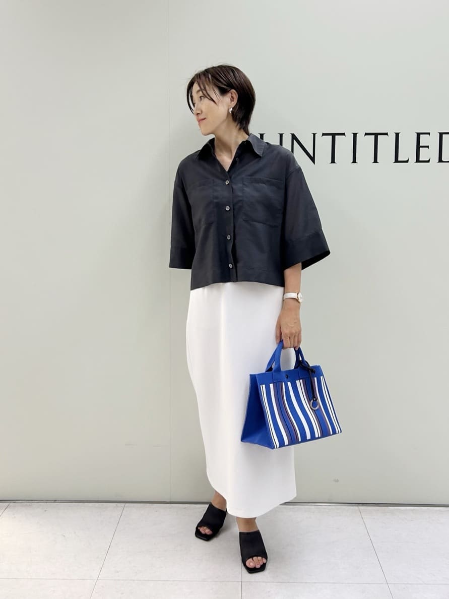Mikiさんの「UNTITLED｜【スクエアインナー】コットンタンクトップ」を使ったコーディネート