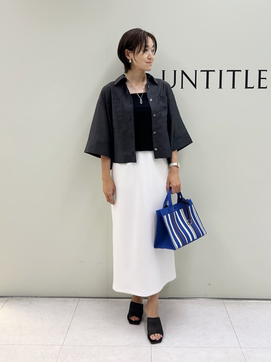 Mikiさんの「UNTITLED｜【スクエアインナー】コットンタンクトップ」を使ったコーディネート