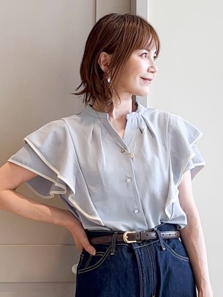 yamakoさんの「grove｜【Lee&times;grove別注】STRAIGHT DENIM PANTS」を使ったコーディネート