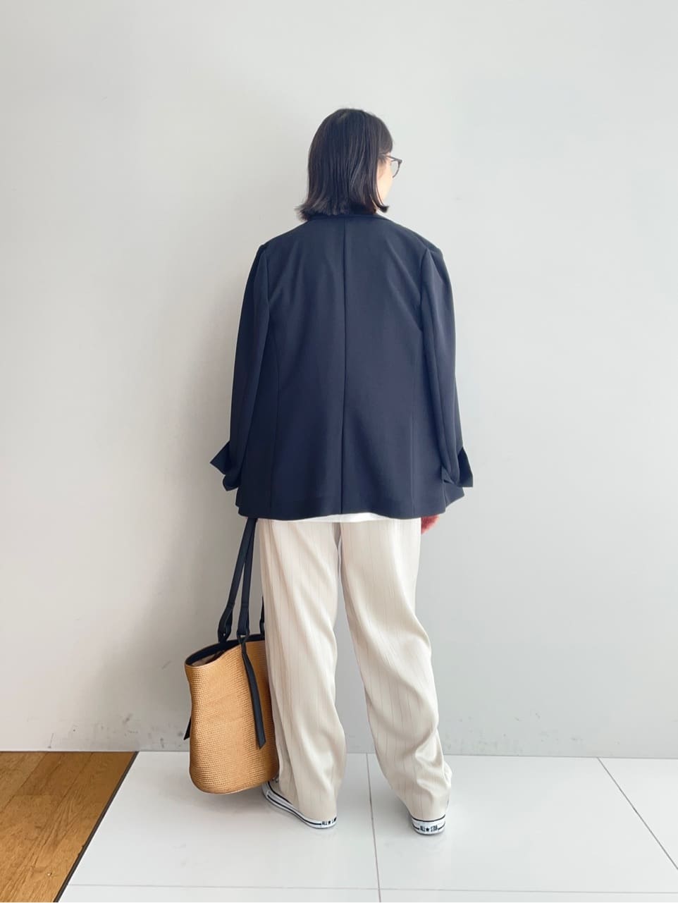 murayamaさんの「INDIVI｜【着る日傘／遮熱／UVケア】ダブルジャケット」を使ったコーディネート