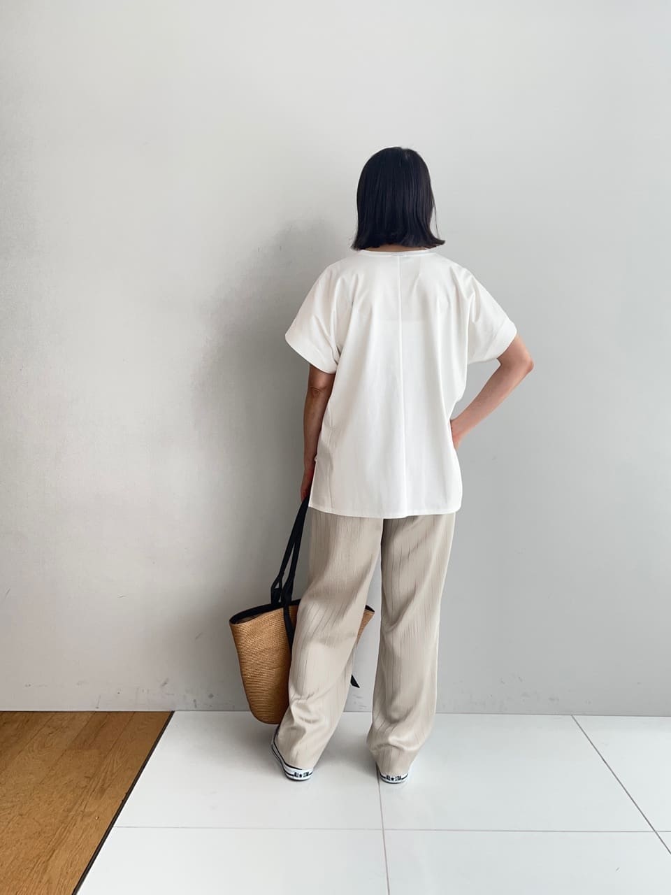 murayamaさんの「INDIVI｜【着る日傘／遮熱／UVケア】ダブルジャケット」を使ったコーディネート