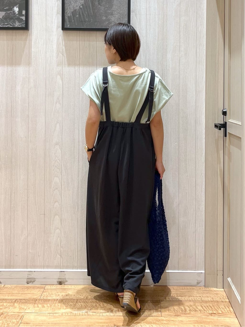 shirayuuuさんの「SHOO･LA･RUE｜【洗える/S-LL/体型カバー】レース使いが華やか フレンチスリーブコットンTシャツ」を使ったコーディネート