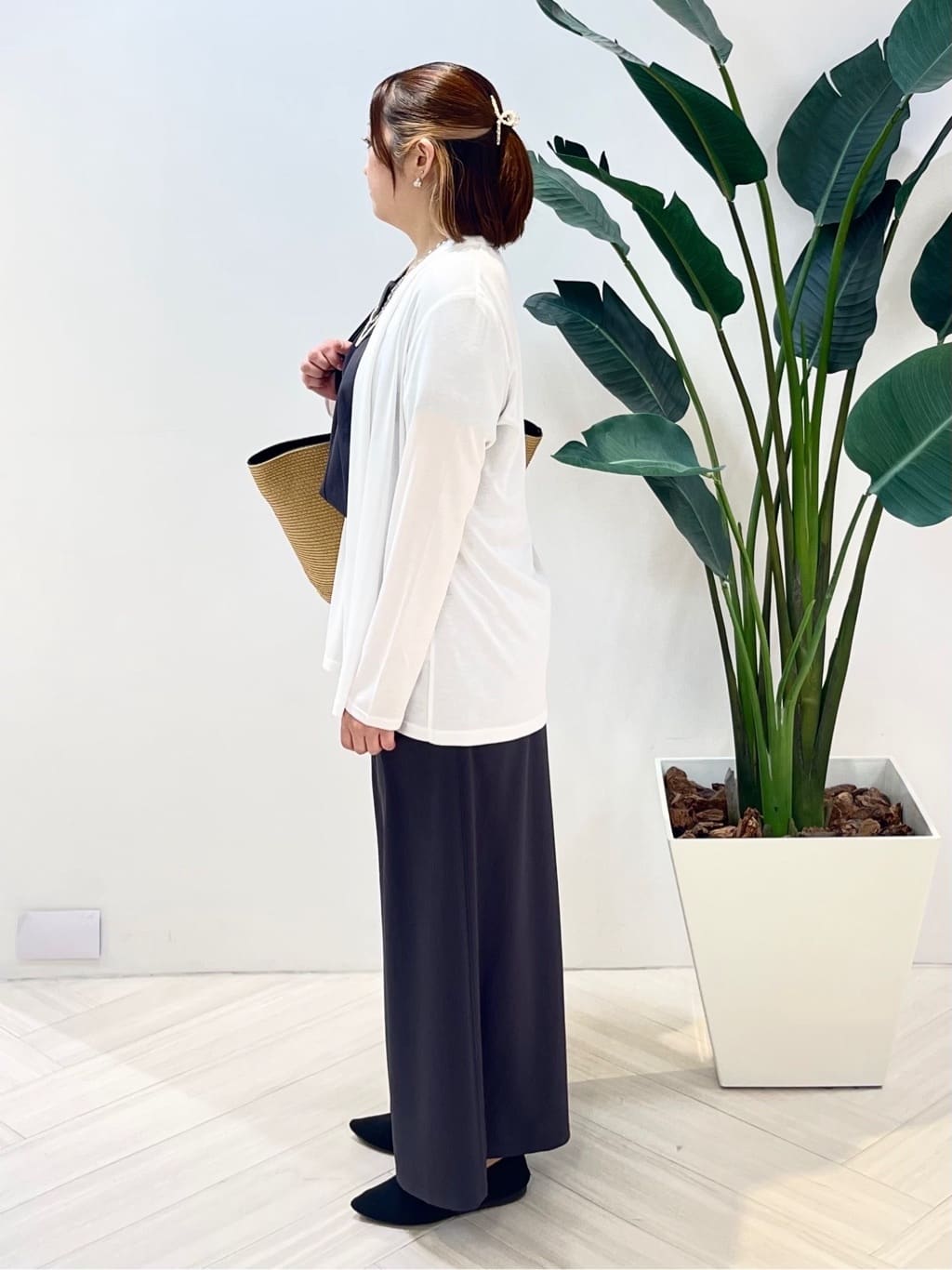 Tomoさんの「UNTITLED｜◆【接触冷感/UV機能/遮熱】ジャージカーディガン」を使ったコーディネート