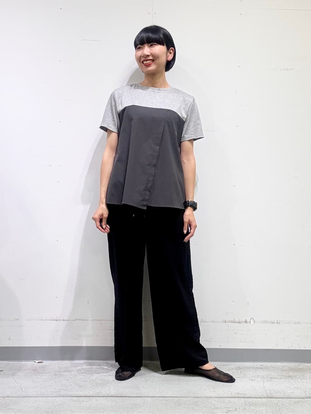 naoさんの「INDIVI｜【洗える】ビスチェレイヤード風トップス」を使ったコーディネート