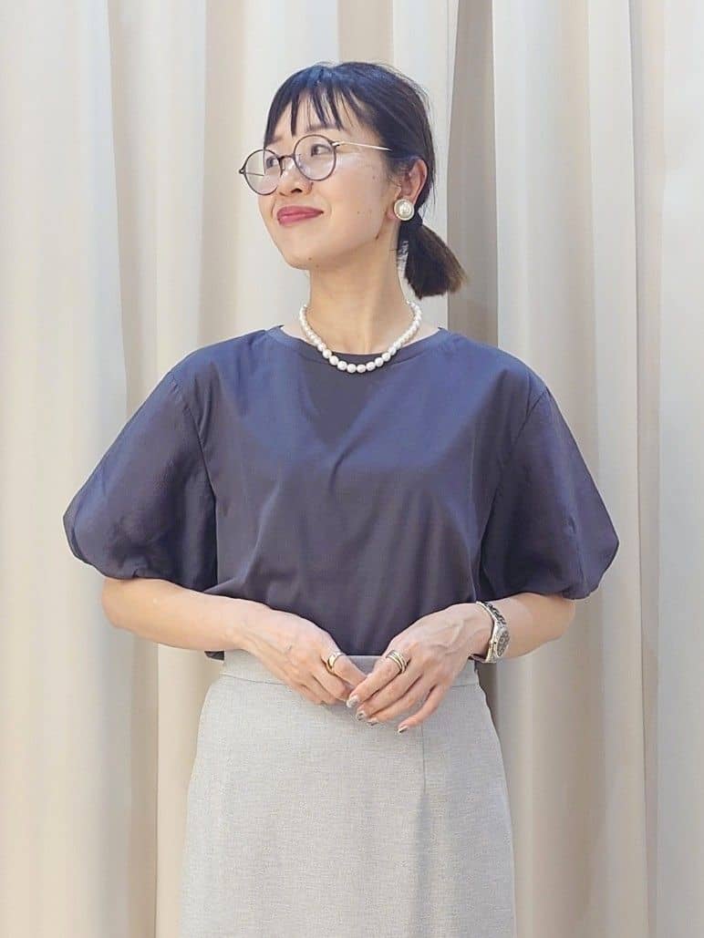 MUTSUKOさんの「UNTITLED｜【セレモニー】淡水パールショートネック」を使ったコーディネート