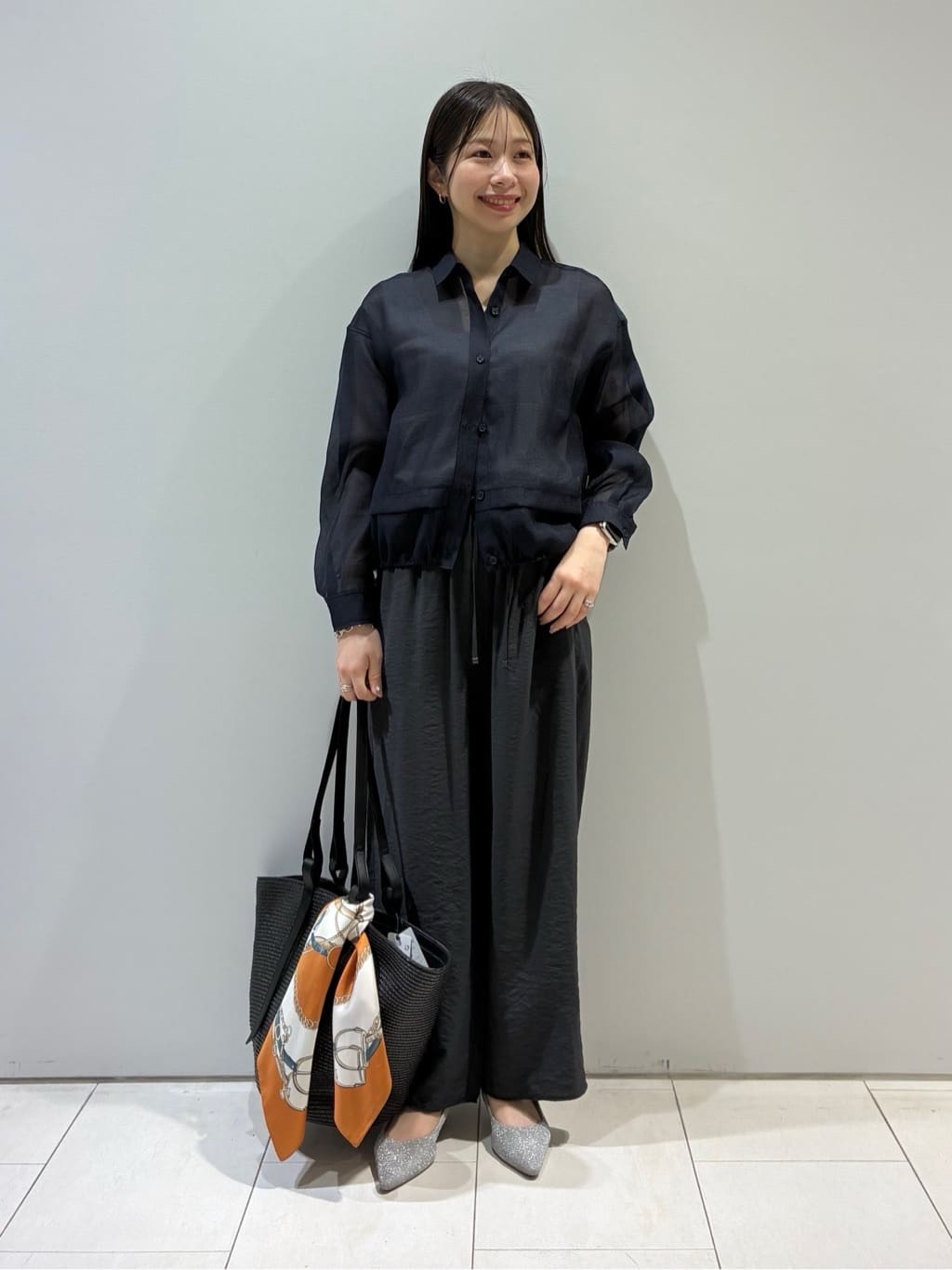 KAOさんの「INDIVI｜【日本製】ビスチェインナータンクトップ」を使ったコーディネート