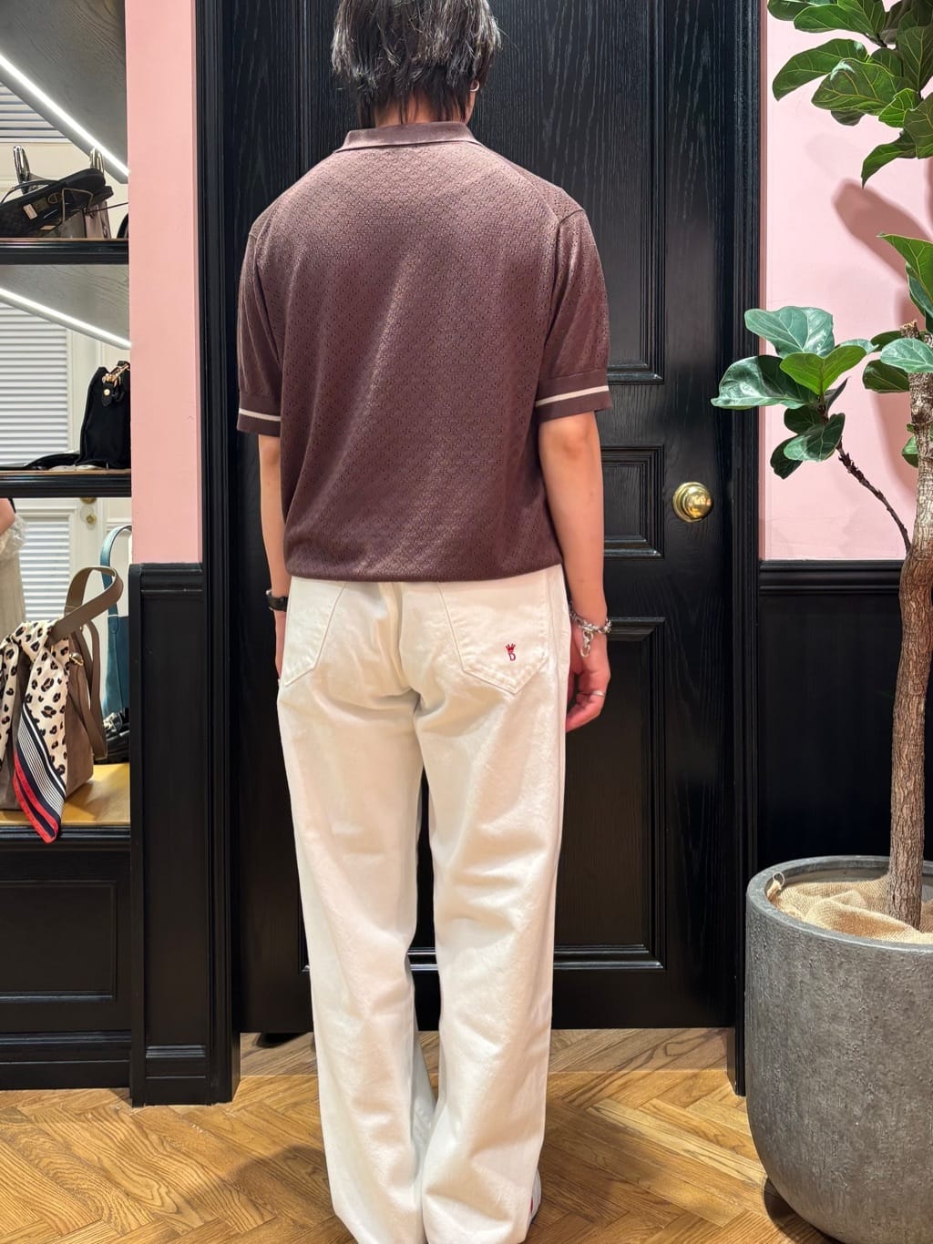 kaminaga さんの「DRESSTERIOR｜レースジャカード ニットポロ」を使ったコーディネート