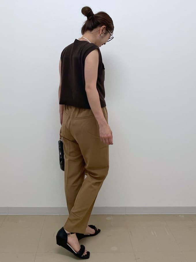 Akiさんの「OPAQUE.CLIP｜ダブルポケットニット【洗濯機洗い可】」を使ったコーディネート