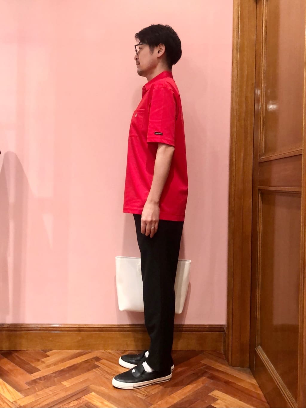 OKJさんの「DRESSTERIOR｜◆【接触冷感/抗菌防臭/消臭】ICE CLEAR COTTON オーバーフィットポロシャツ」を使ったコーディネート