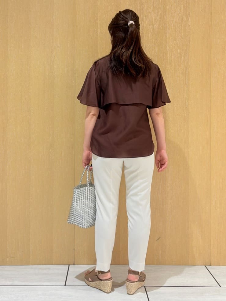 CHISATOさんの「UNTITLED｜メタリックメッシュトート」を使ったコーディネート