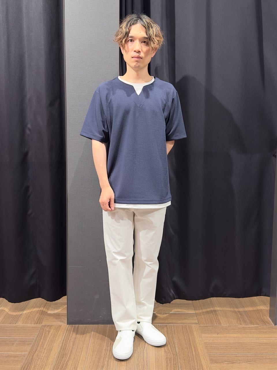tomoyaさんの「THE SHOP TK｜シャリルジャージ ジャケット　洗濯機OK/吸水速乾/イージーケア/セットアップ可」を使ったコーディネート