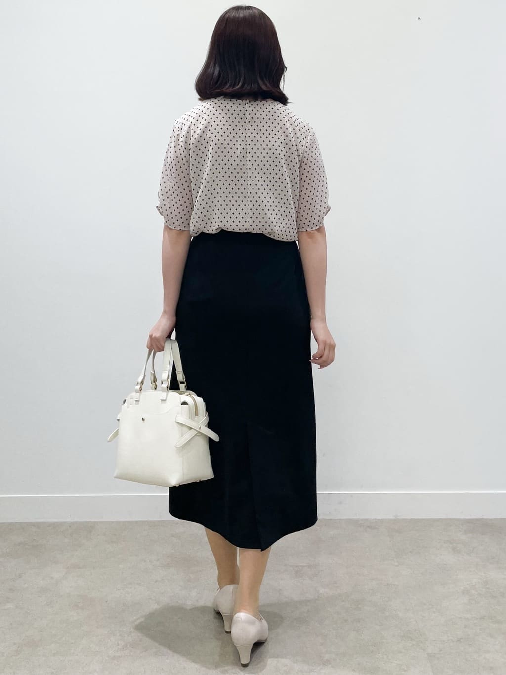 yukariさんの「Reflect｜【マシンウォッシュ可／セットアップ可】コツキ柄プリントブラウス」を使ったコーディネート