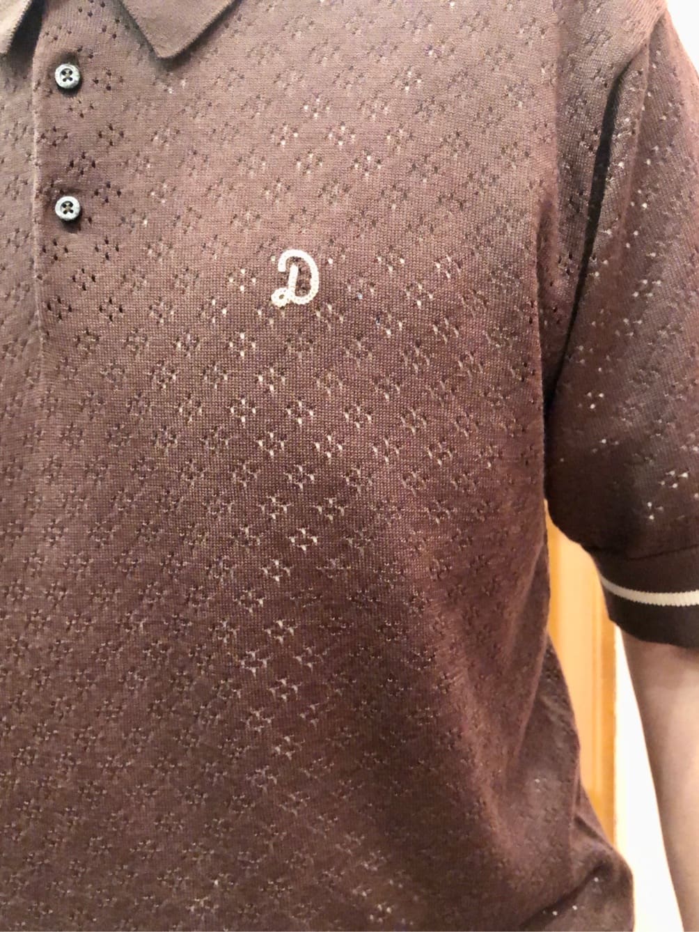 OKJさんの「DRESSTERIOR｜レースジャカード ニットポロ」を使ったコーディネート