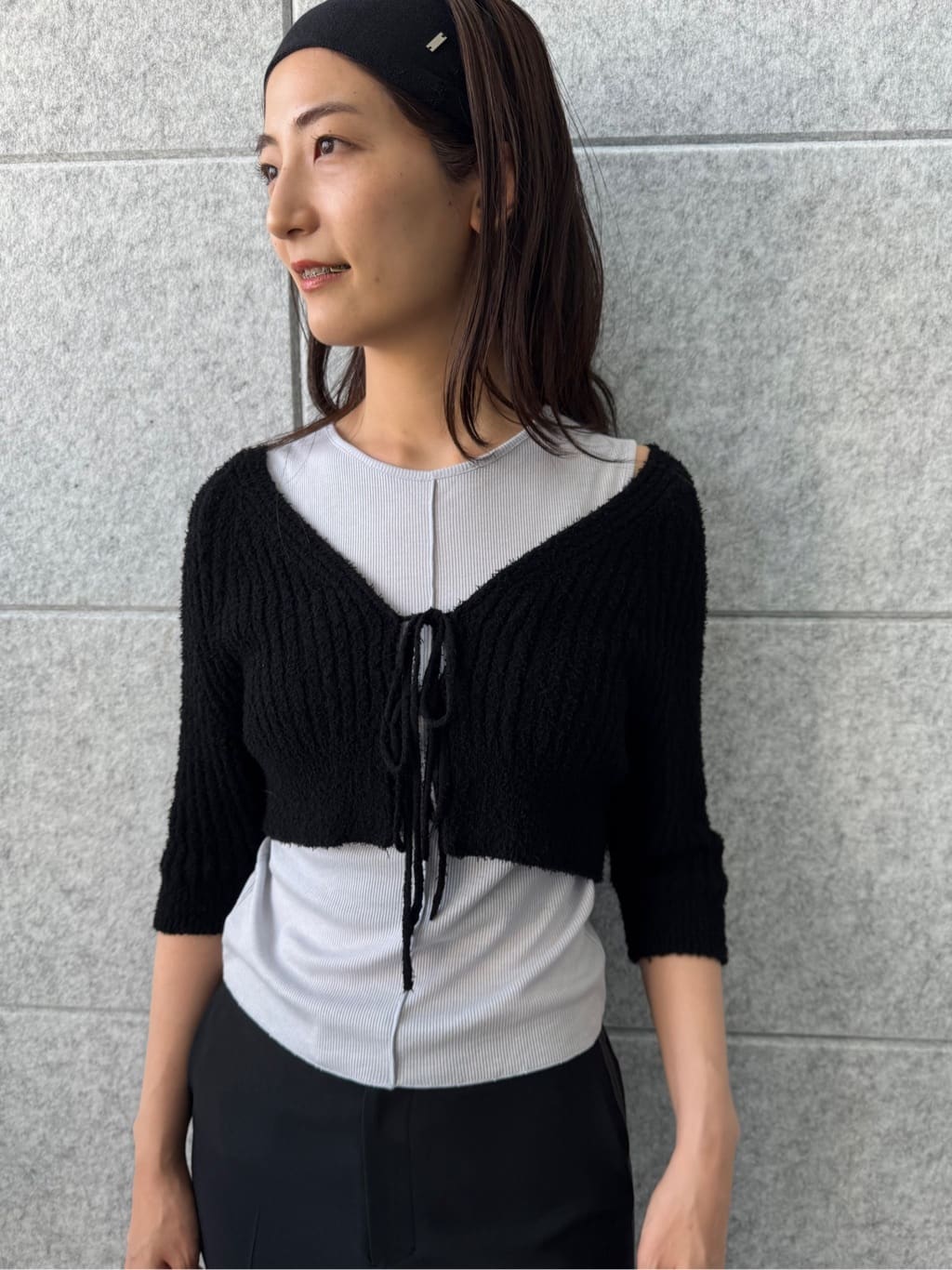 uchi__yamaさんの「CODE A｜line zip trousers」を使ったコーディネート
