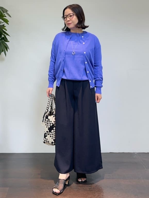 Asamiさんの「UNTITLED｜メタリックメッシュトート」を使ったコーディネート
