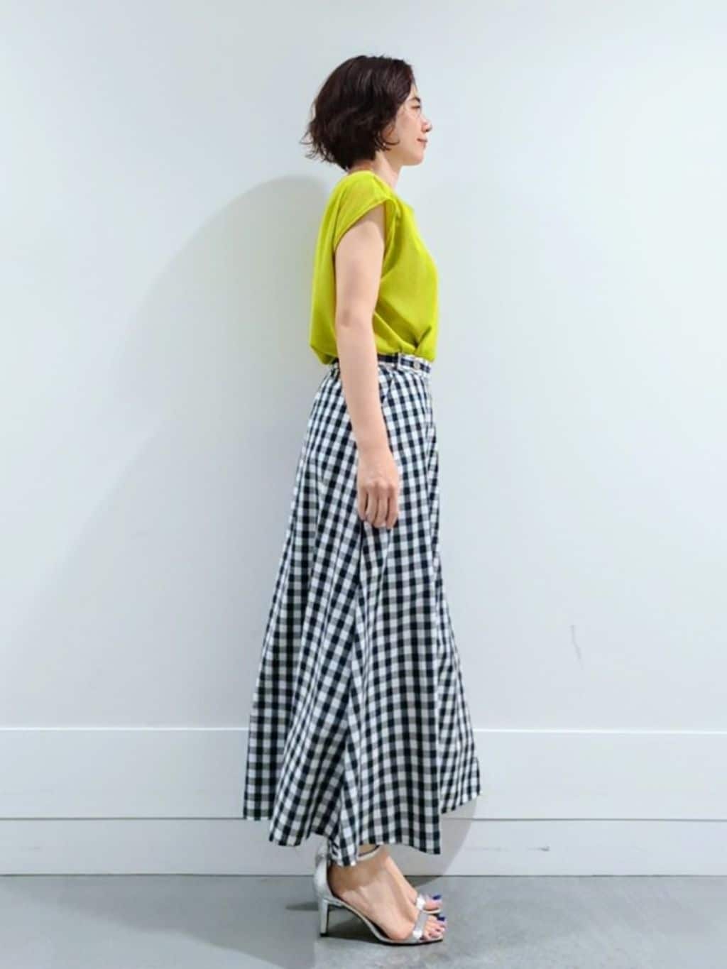 ミズタさんの「UNTITLED｜【ジャージ素材】インナードッキングシアーカットソー」を使ったコーディネート