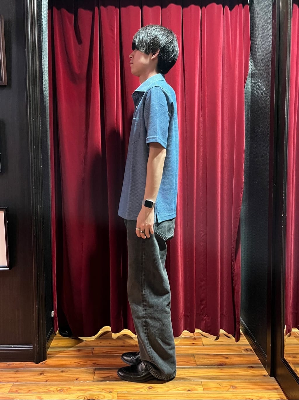 うっちーさんの「TAKEO KIKUCHI｜【抗菌防臭／9色5サイズ展開】ハニカムメランジ ポロシャツ」を使ったコーディネート
