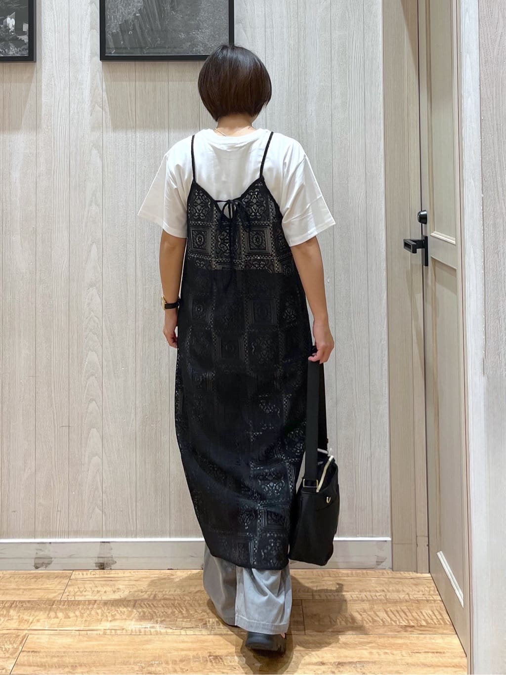 shirayuuuさんの「SHOO･LA･RUE｜【S-LL/ひんやり/UV】選べる6柄でそれぞれ欲しくなる プリントTシャツ」を使ったコーディネート