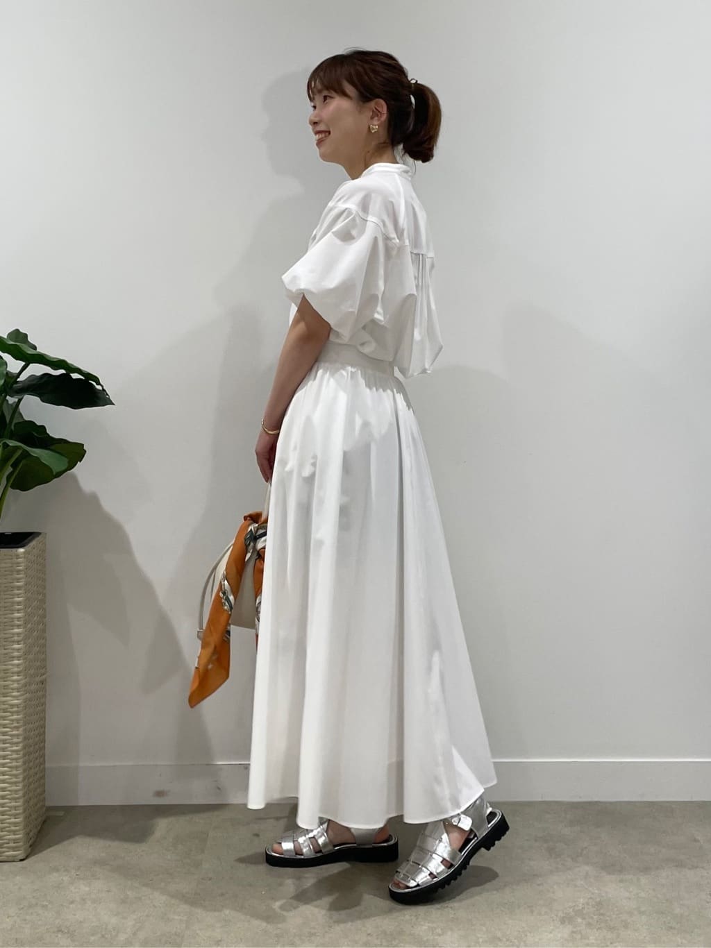 ねねさんの「INDIVI｜ラウンドショートネックレス」を使ったコーディネート