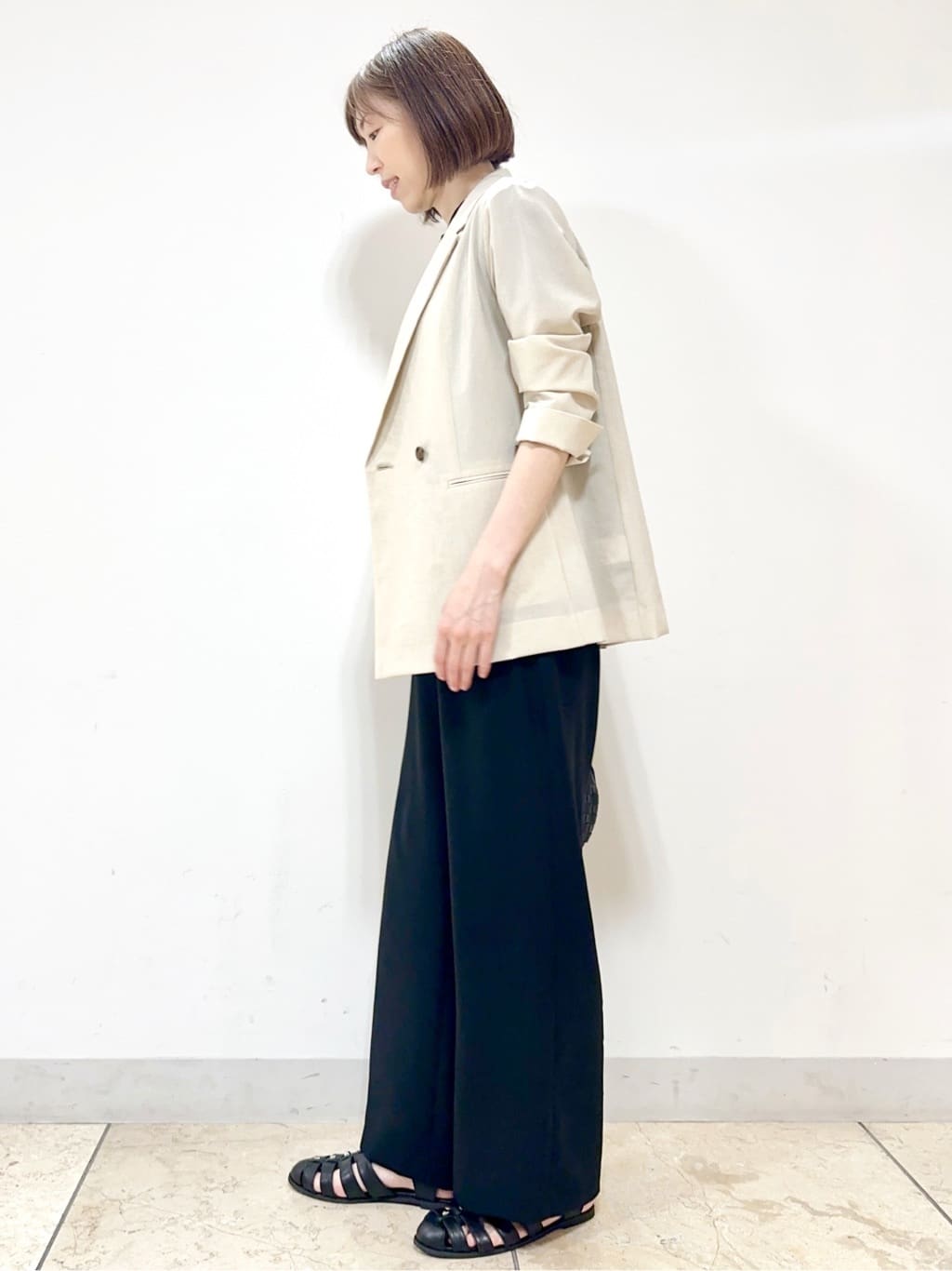 イト子さんの「Reflect｜◆【選べる7色◎／手洗い可】フロントピンタックデザインブラウス」を使ったコーディネート