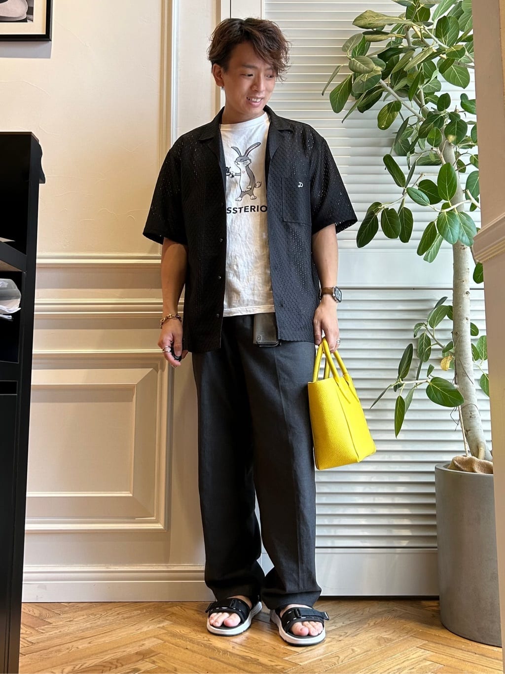 須田　慎二郎さんの「DRESSTERIOR｜◆プエルトリコシャツ」を使ったコーディネート