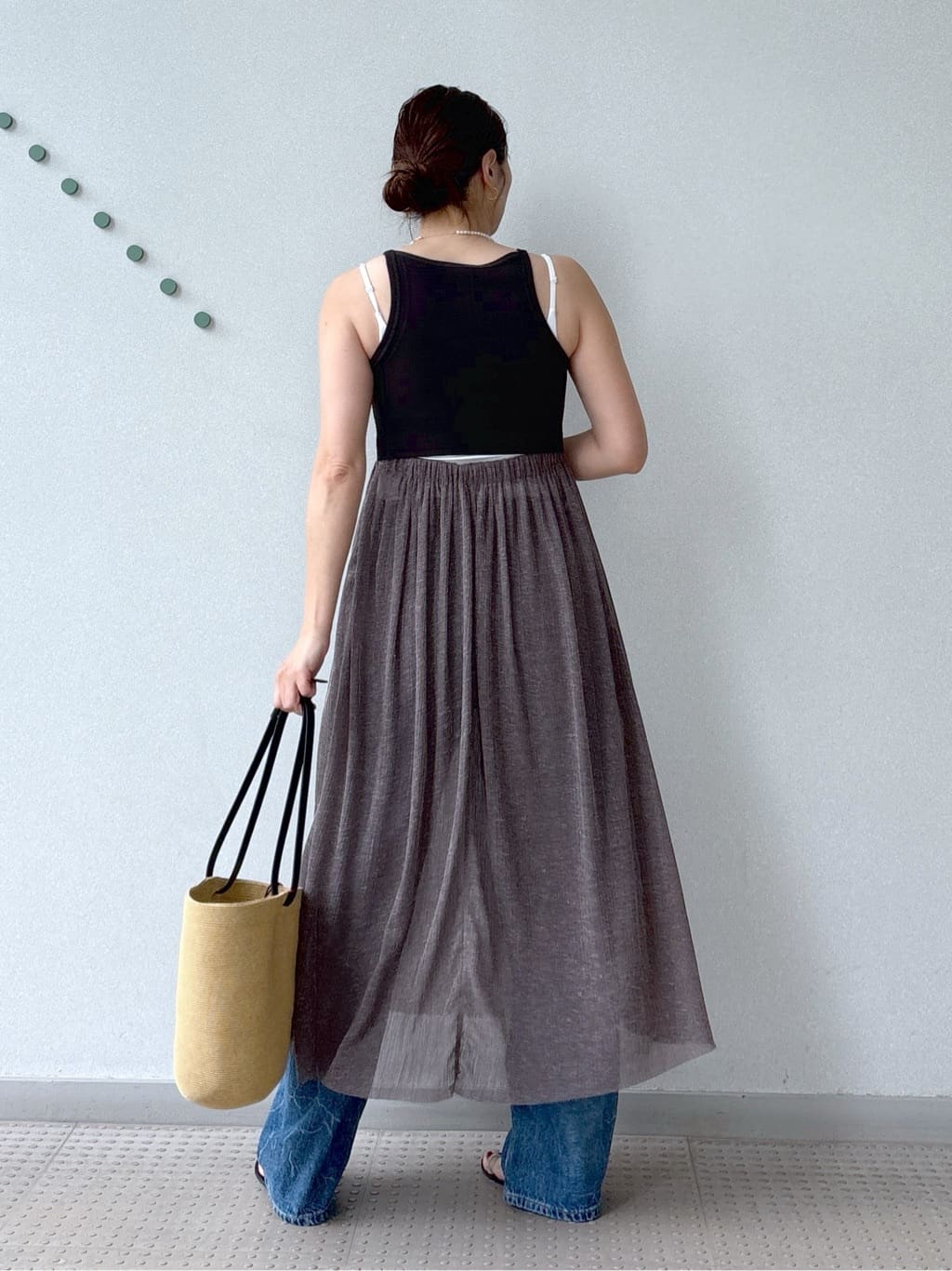yoshikadoさんの「DRESSTERIOR｜Carouselambra（ケラウズランブラ）【別注】BOAT TANK TOP DRESS」を使ったコーディネート
