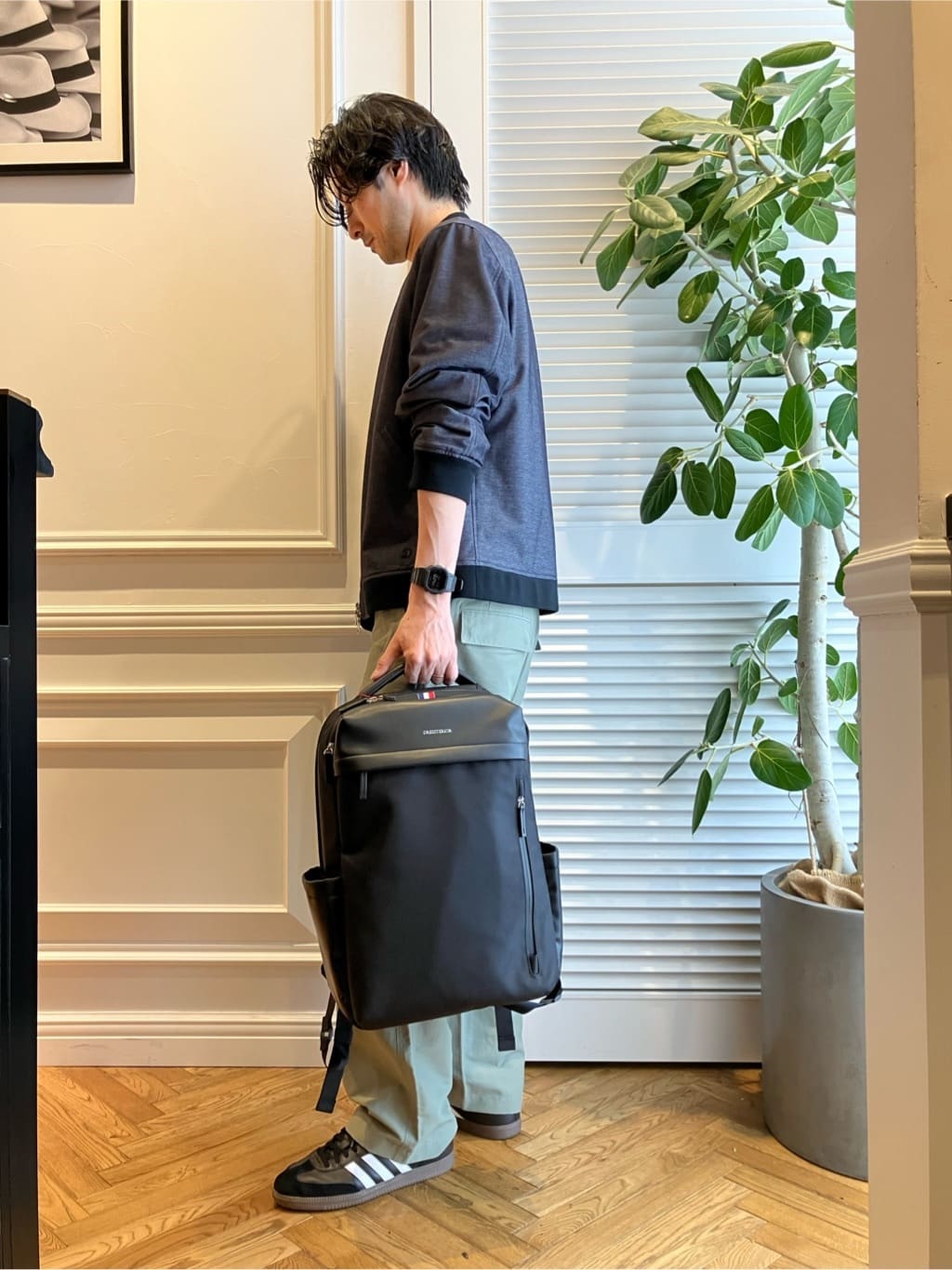 junyaさんの「DRESSTERIOR｜【荷重軽減】サスペンション バックパック」を使ったコーディネート