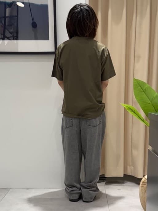はさんの「THE SHOP TK｜パーフェクテックリンクス半袖Tシャツ 【接触冷感／吸水速乾／UVカット／洗濯機OK】」を使ったコーディネート