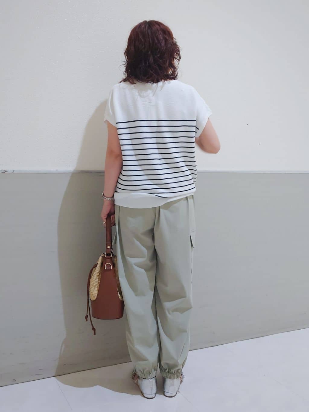 maruさんの「THE SHOP TK｜【6色展開】さらさらフレンチニット【毛玉になりにくい/洗濯機OK】」を使ったコーディネート