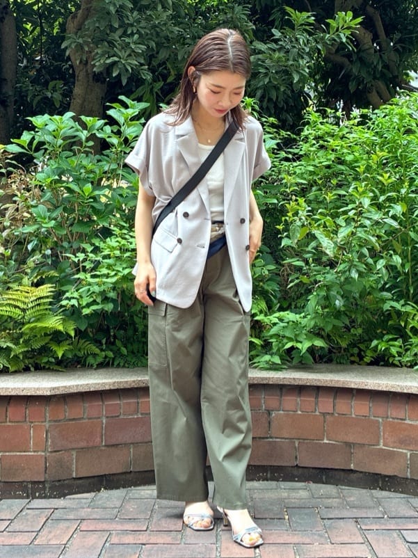 Rinさんの「UNTITLED｜コットンテレコタンクトップ」を使ったコーディネート