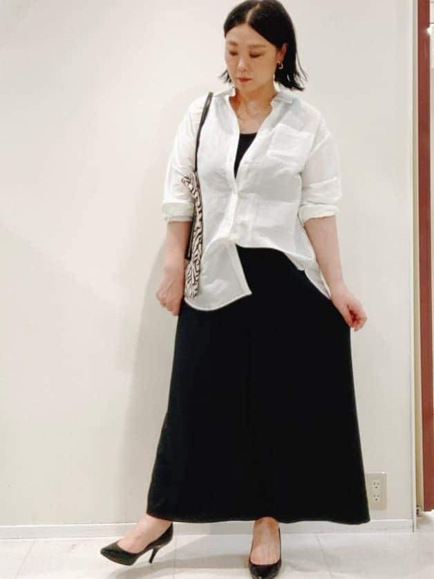 YUMIKOさんの「UNTITLED｜【選べる3柄】フラットトートバッグ」を使ったコーディネート