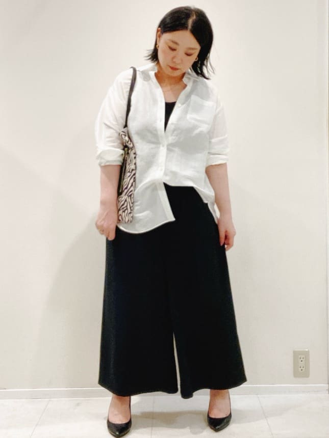 YUMIKOさんの「UNTITLED｜【選べる3柄】フラットトートバッグ」を使ったコーディネート