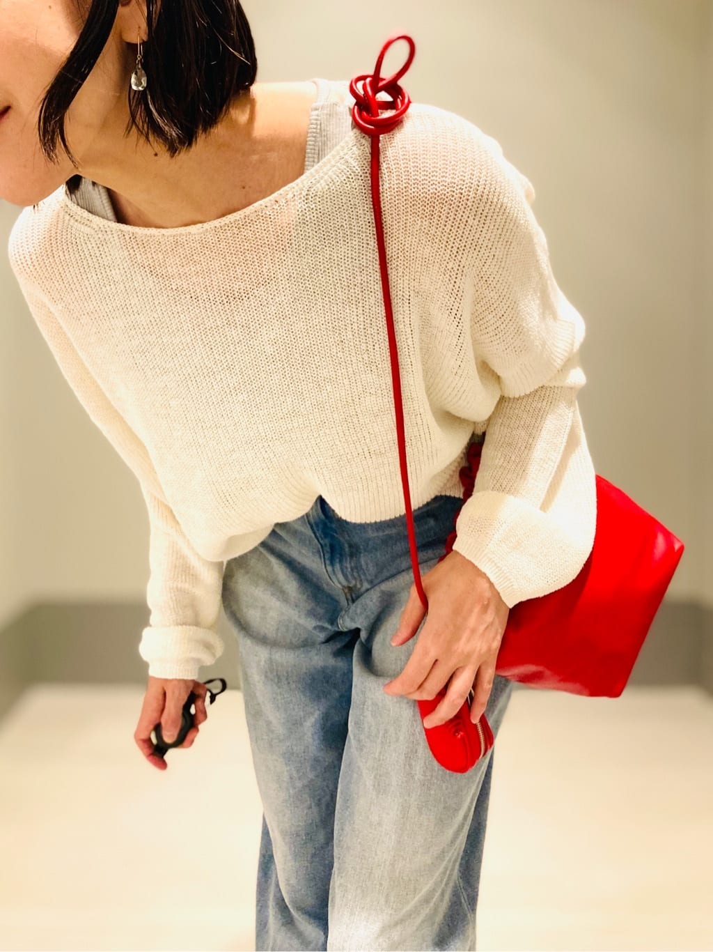 Furuさんの「DRESSTERIOR｜ヴィンテージ加工ワイドデニムパンツ」を使ったコーディネート