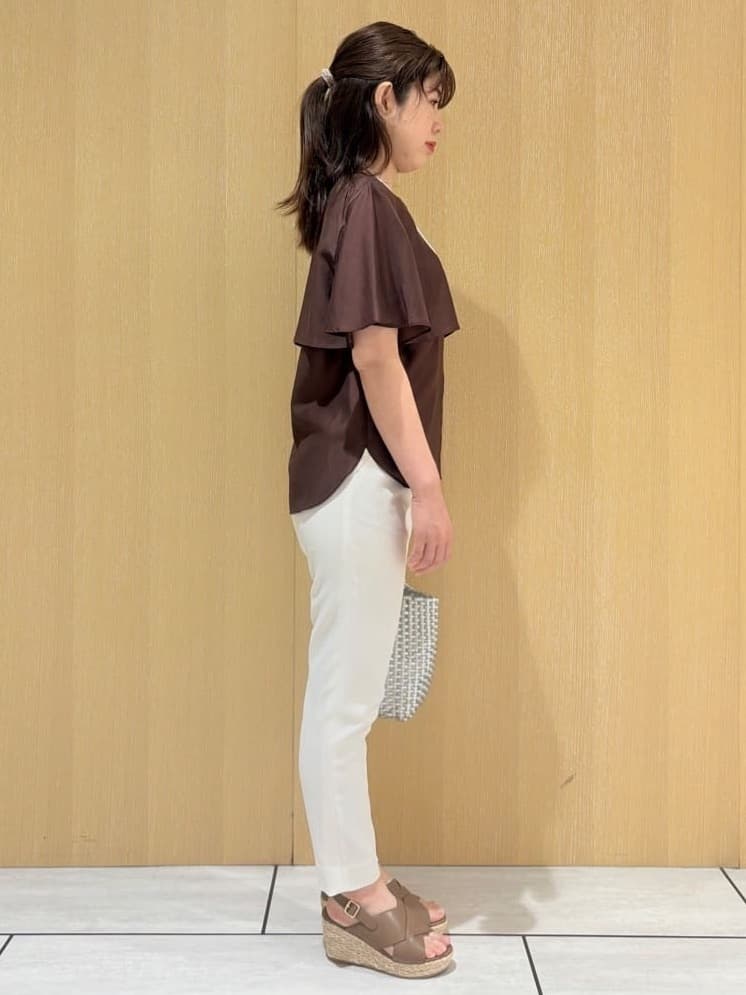 CHISATOさんの「UNTITLED｜メタリックメッシュトート」を使ったコーディネート