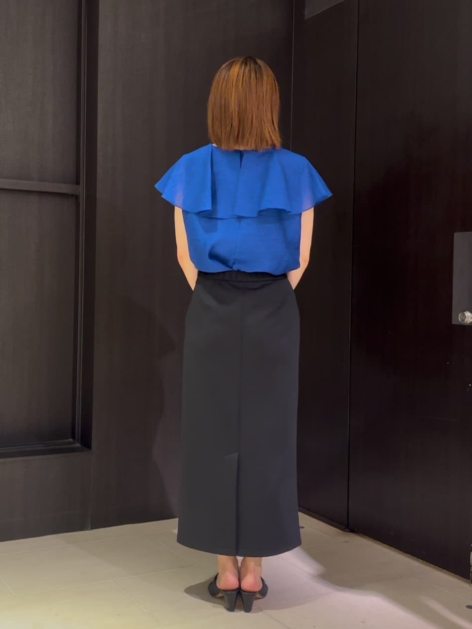SaKiさんの「UNTITLED｜【きれいめ/洗える/フリル】ラッフルシアーブラウス」を使ったコーディネート
