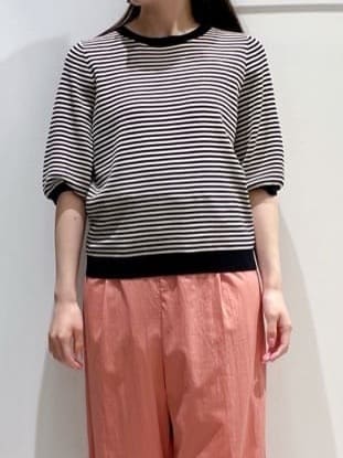 haruさんの「grove｜ひんやり多機能・やわらかドライタッチ五分袖プルオーバー」を使ったコーディネート