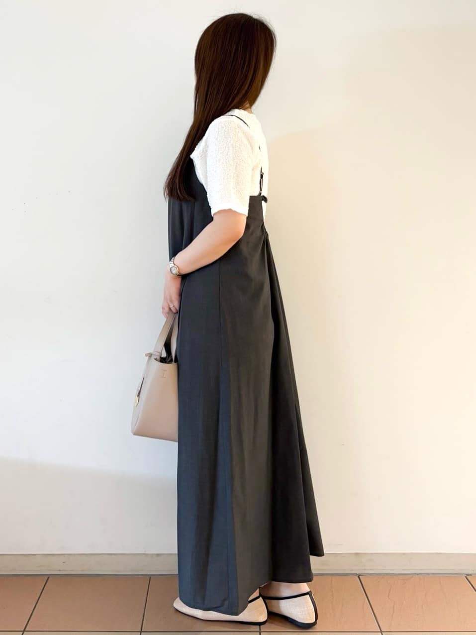 かなさんの「OPAQUE.CLIP｜【定番/6color】名品フラットバレエシューズ」を使ったコーディネート