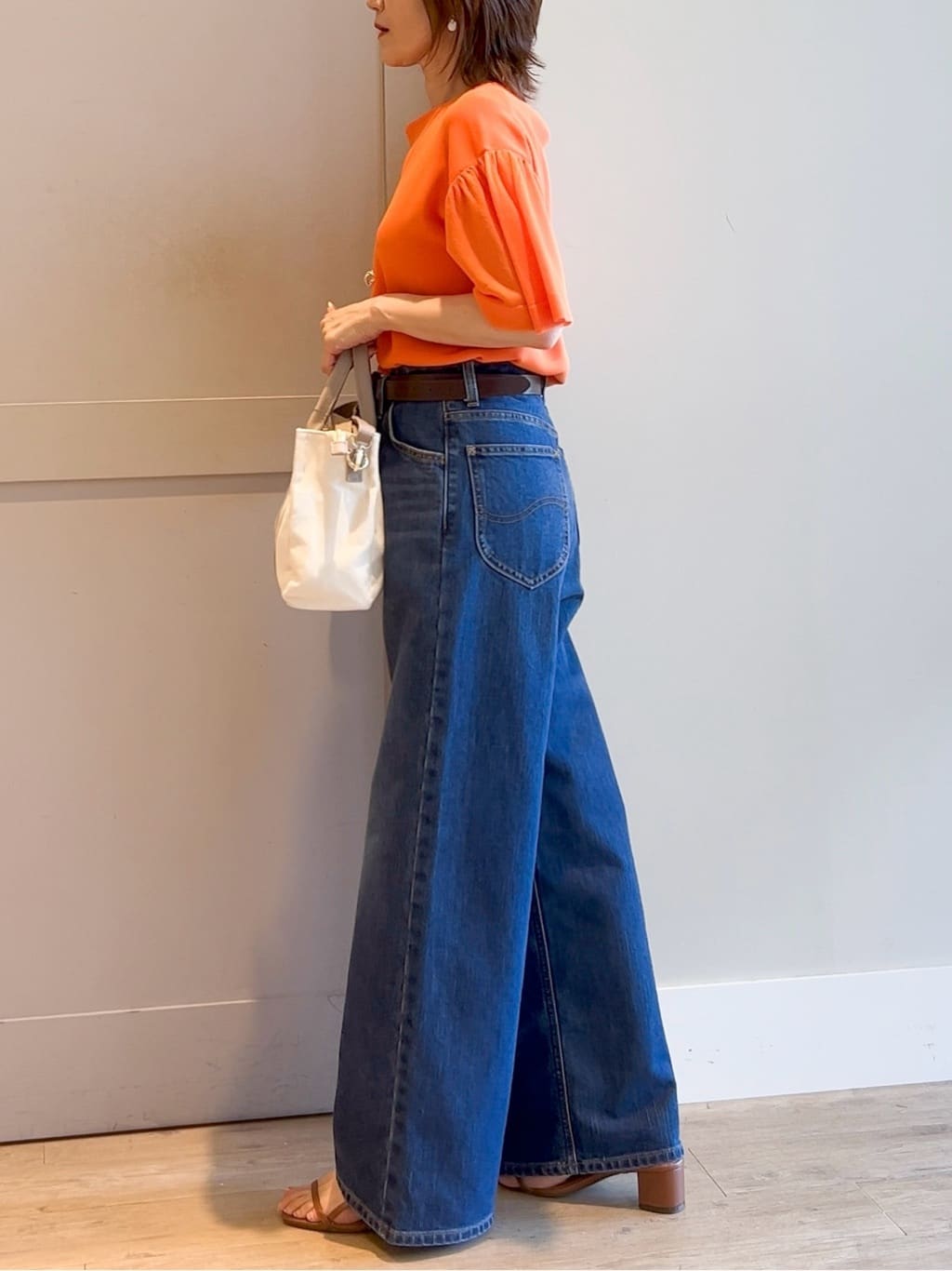 yamakoさんの「grove｜【Lee&times;grove別注】WIDE DENIM PANTS」を使ったコーディネート