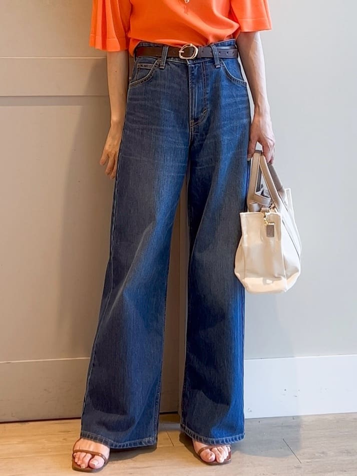 yamakoさんの「grove｜【Lee&times;grove別注】WIDE DENIM PANTS」を使ったコーディネート