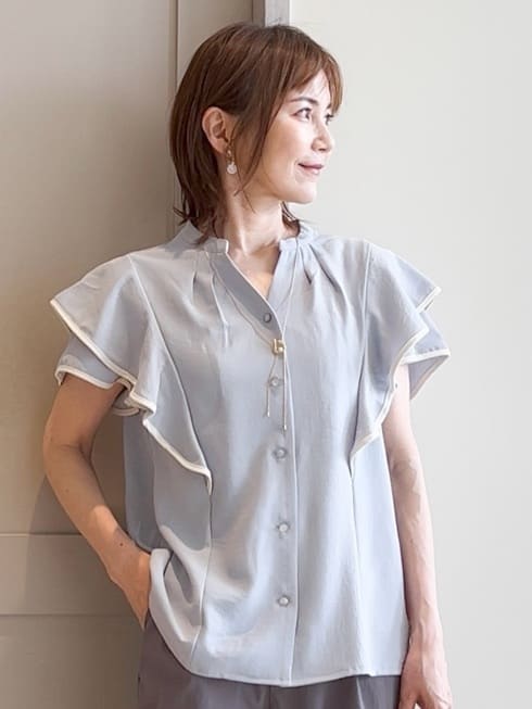yamakoさんの「grove｜【冷感】サマーハイパーストレッチテーパードパンツ」を使ったコーディネート