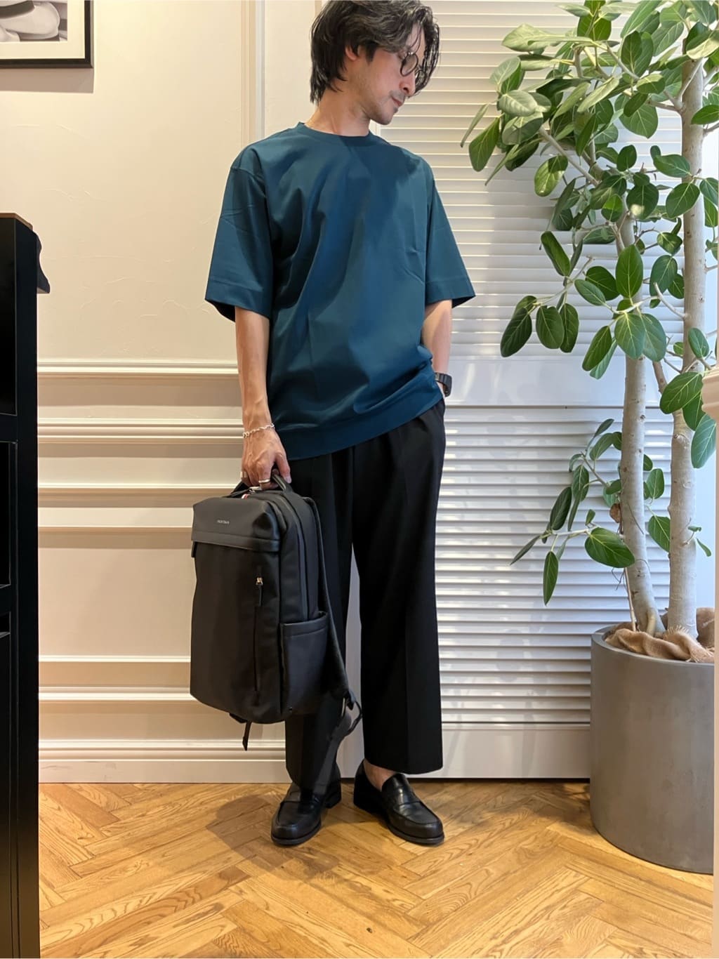 junyaさんの「DRESSTERIOR｜【撥水加工/Safari5月号掲載】ローファー」を使ったコーディネート