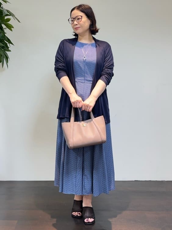 Asamiさんの「UNTITLED｜◆【接触冷感/UV機能/遮熱】ジャージカーディガン」を使ったコーディネート