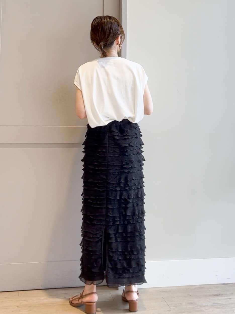 yamakoさんの「grove｜【Lee&times;grove別注】PRINT　SLEEVELESS T-SHIRTS」を使ったコーディネート