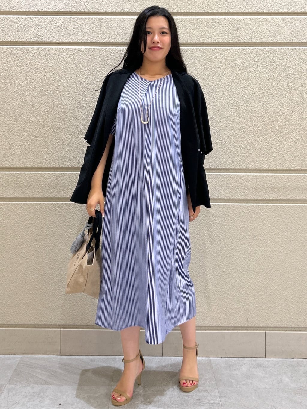 Momokaさんの「COUP DE CHANCE｜【手洗い可／日本製】五分袖ジャケット」を使ったコーディネート