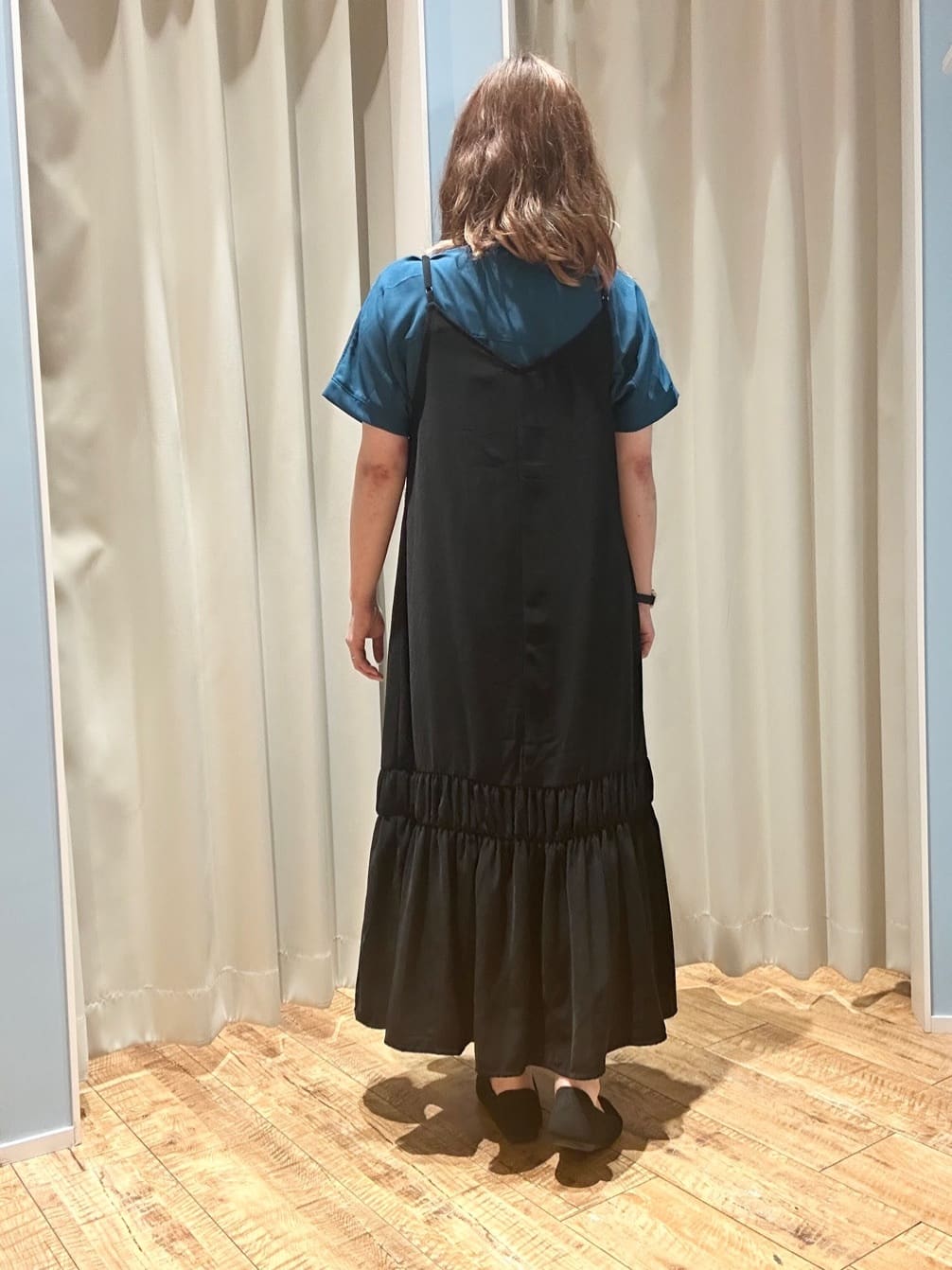 Hikaさんの「SHOO･LA･RUE｜【洗える/プチプラ】大人の抜け感をプラスする バンドカラーシャツ」を使ったコーディネート